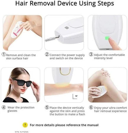 🌸Portable IPL Hair Removal laser – Face & Body